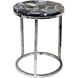 Shimmer 21 X 16 inch Silver Accent Table