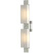Oceanus 2 Light 23 inch Sterling ADA Sconce Wall Light