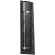 Outdoor Round Motif LED 26 inch Argento Grey Outdoor Sconce in 3000K LED, Smoke Granite, Medium Round