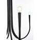 Layne 6 Light 36 inch Black Chandelier Ceiling Light