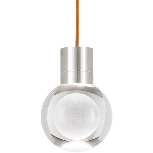 Sean Lavin Mina LED 5 inch Satin Nickel Pendant Ceiling Light in LED 90 CRI 3000K, 1, Copper Cord, Integrated LED