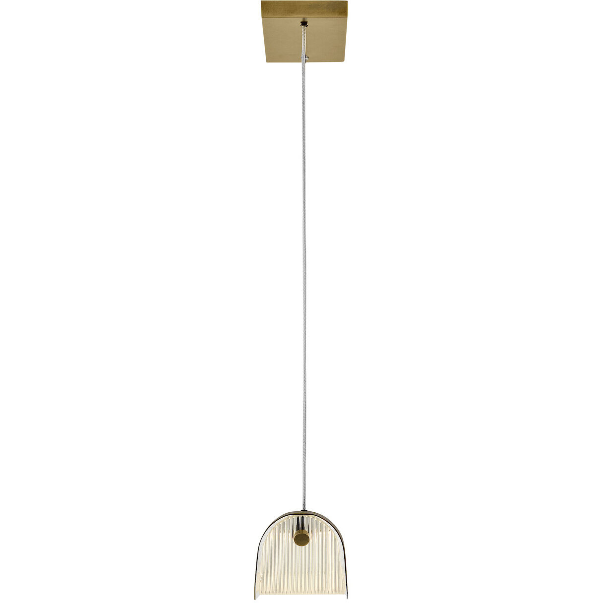 Arco LED 46 inch Heritage Brass Chandelier Ceiling Light