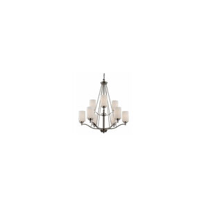 Signature 9 Light 29 inch Rubbed Oil Bronze Chandelier Ceiling Light