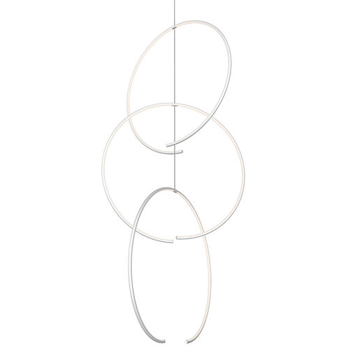 Torc LED 25 inch Satin White Pendant Ceiling Light