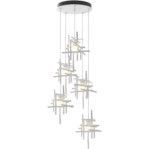 Tura 5 Light 27.3 inch White Pendant Ceiling Light
