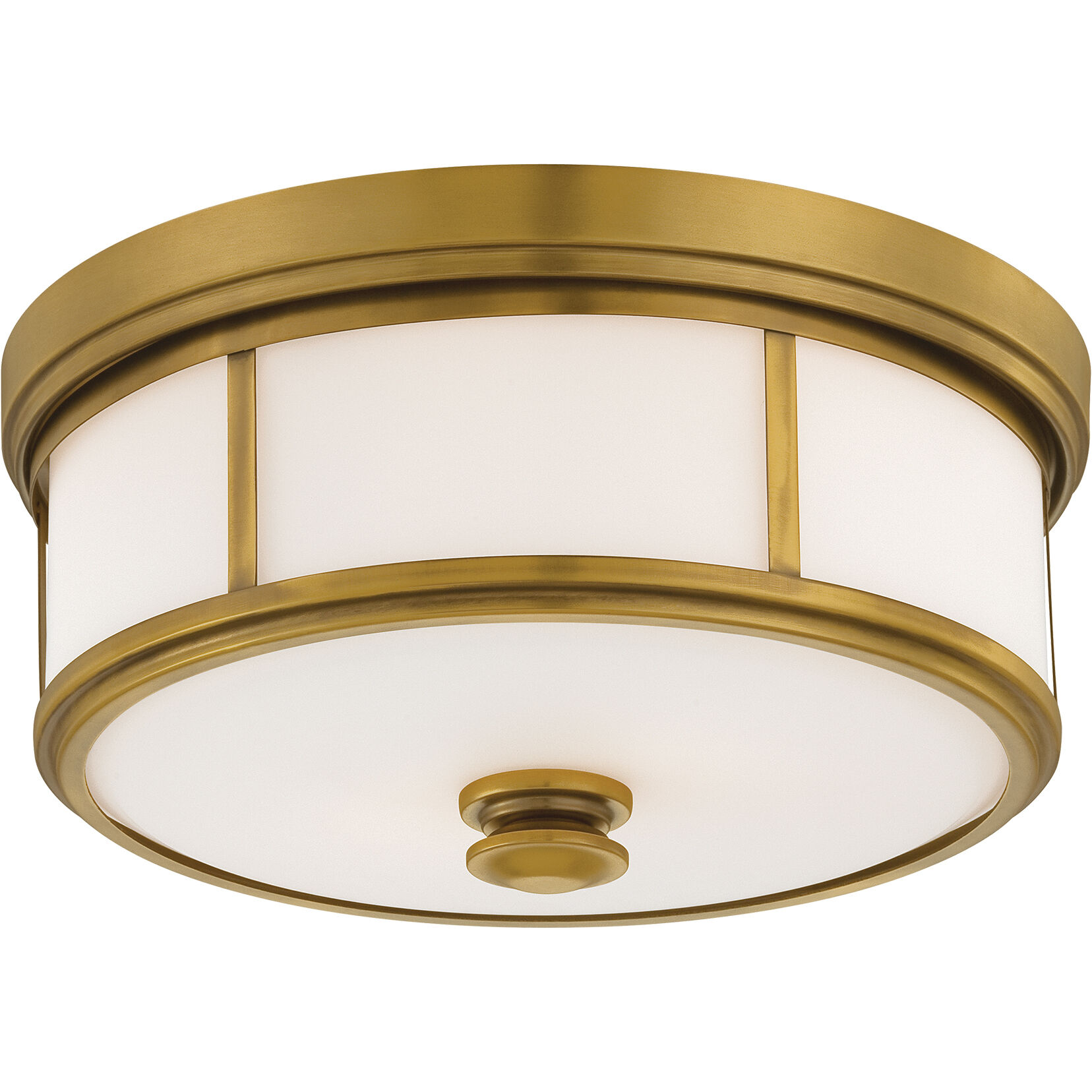 ML 3 Light 16 inch Liberty Gold Flush Mount Ceiling Light