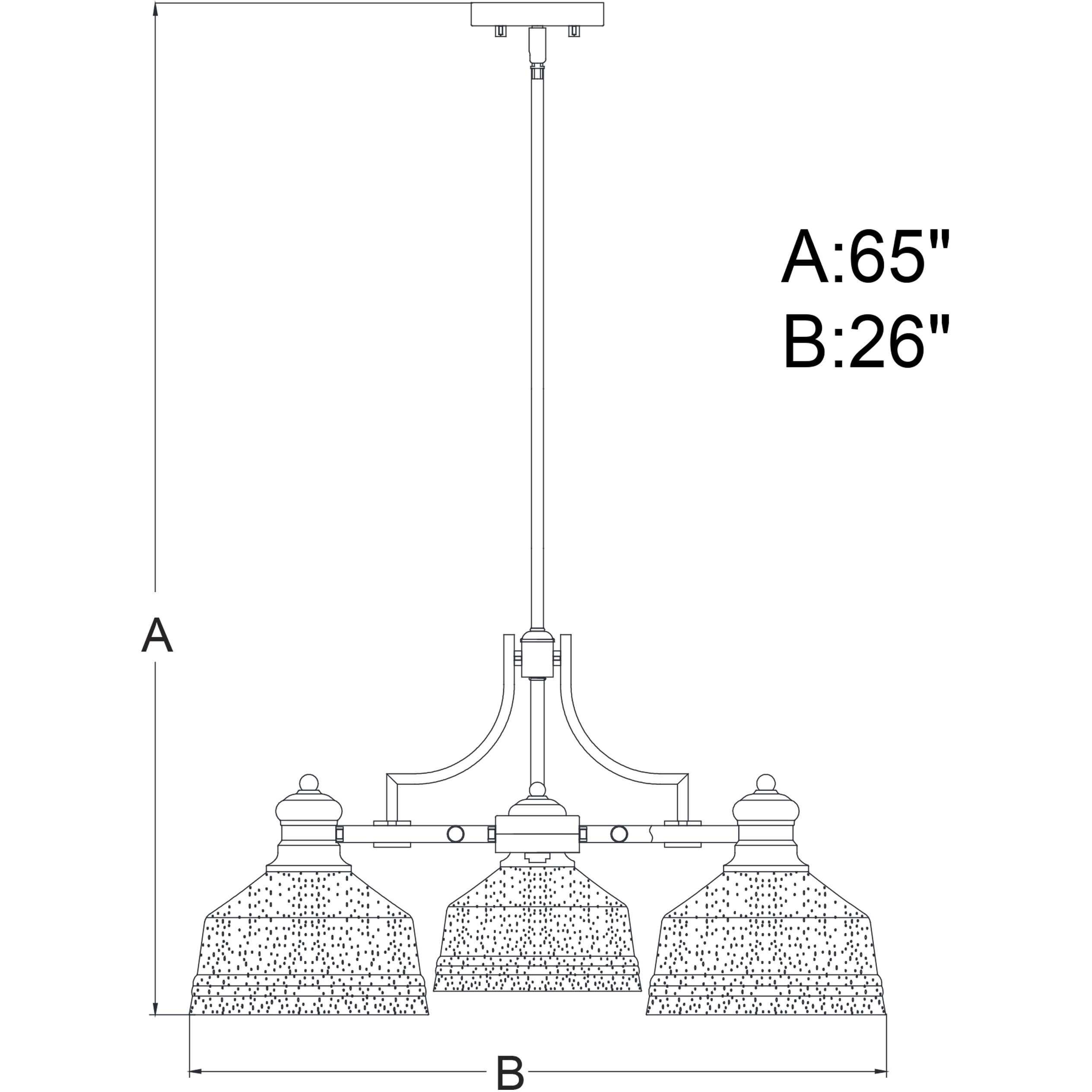 Beloit LED 26 inch Satin Nickel Chandelier Ceiling Light