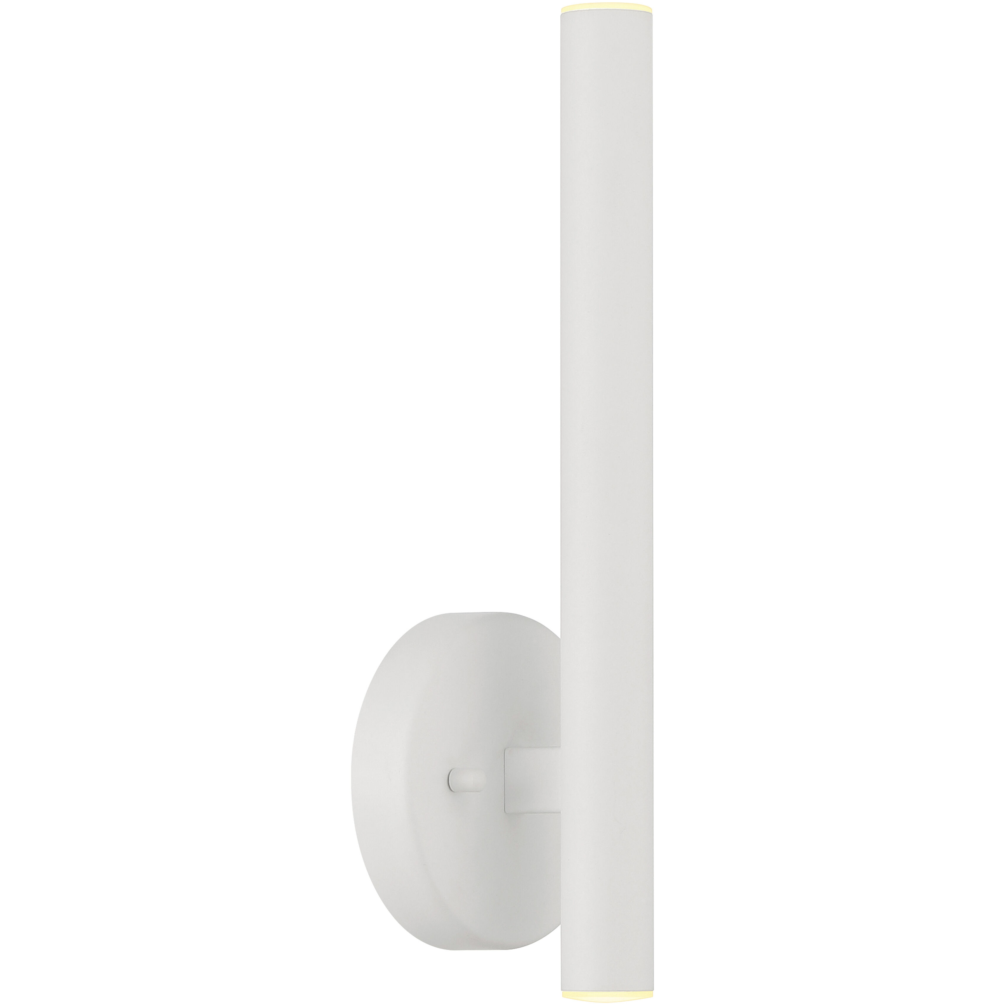 Pipeline 2 Light 1.25 inch Matte White ADA Wall Sconce Wall Light