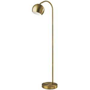 Emerson 59 inch 60.00 watt Antique Brass Floor Lamp Portable Light 