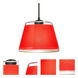 Pica 9 1 Light Black Cord Pendant Ceiling Light