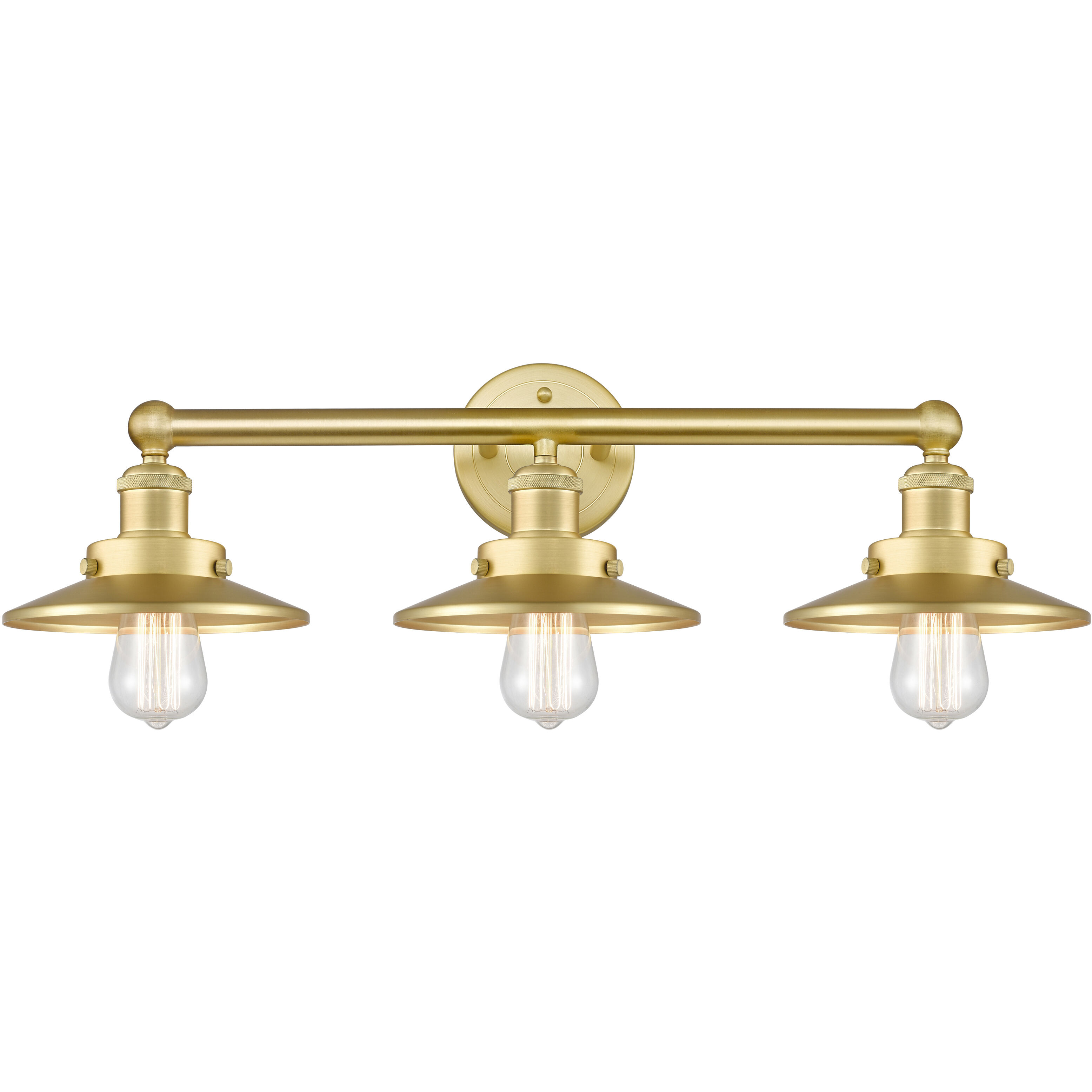 Edison 3 Light 26.00 inch Bathroom Vanity Light