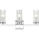 Iversen 3 Light 21 inch Polished Chrome Vanity Light Wall Light