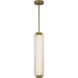 Alai LED 4.13 inch Vintage Brass Pendant Ceiling Light