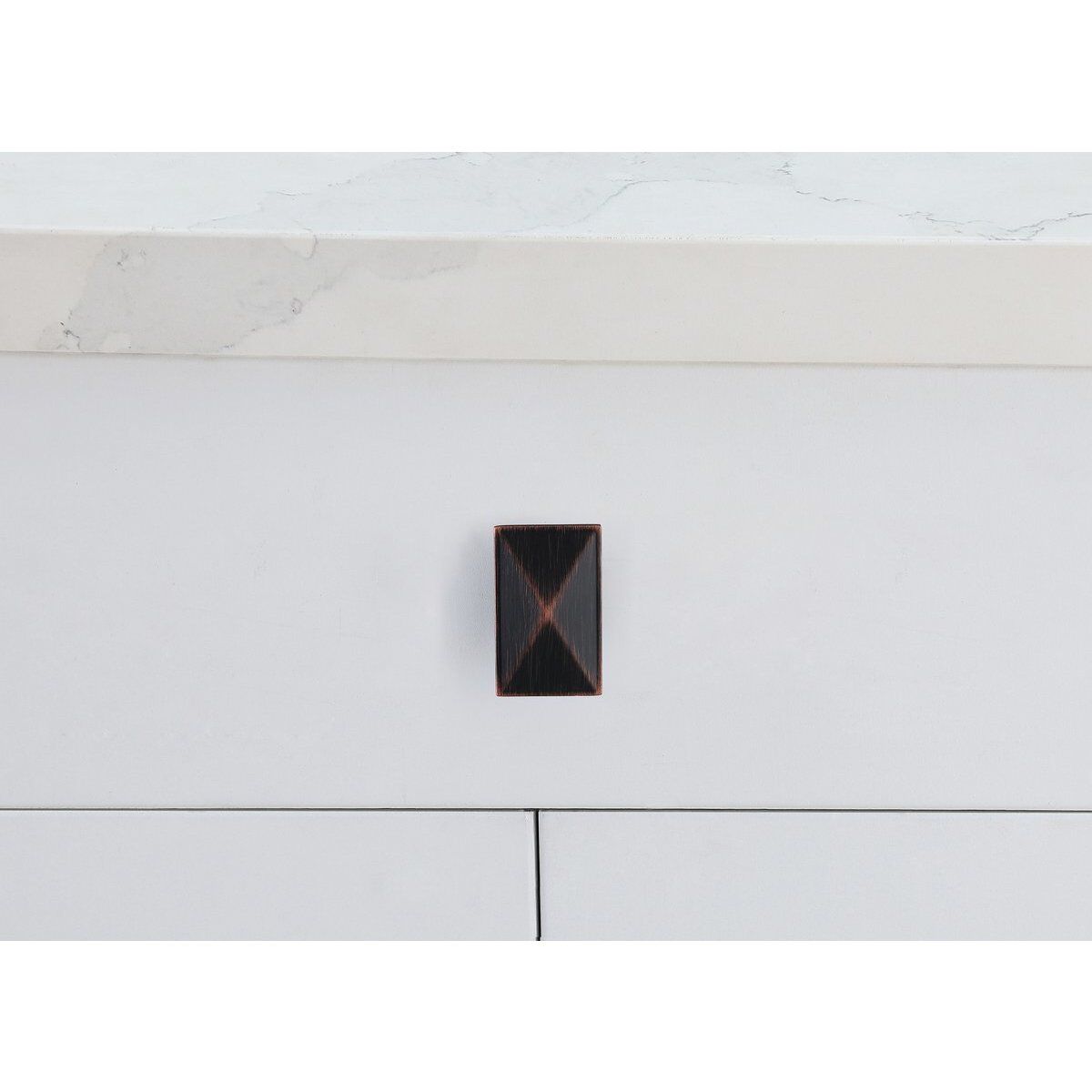 Perry Oil-Rubbed Bronze Hardware Cabinet Knob, Set of 10