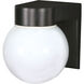 Brentwood 1 Light 7 inch Black Outdoor Wall Mount