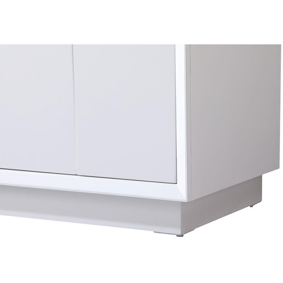 Hayes 60 X 22 X 35 inch White Vanity Sink Set