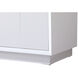 Hayes 60 X 22 X 35 inch White Vanity Sink Set