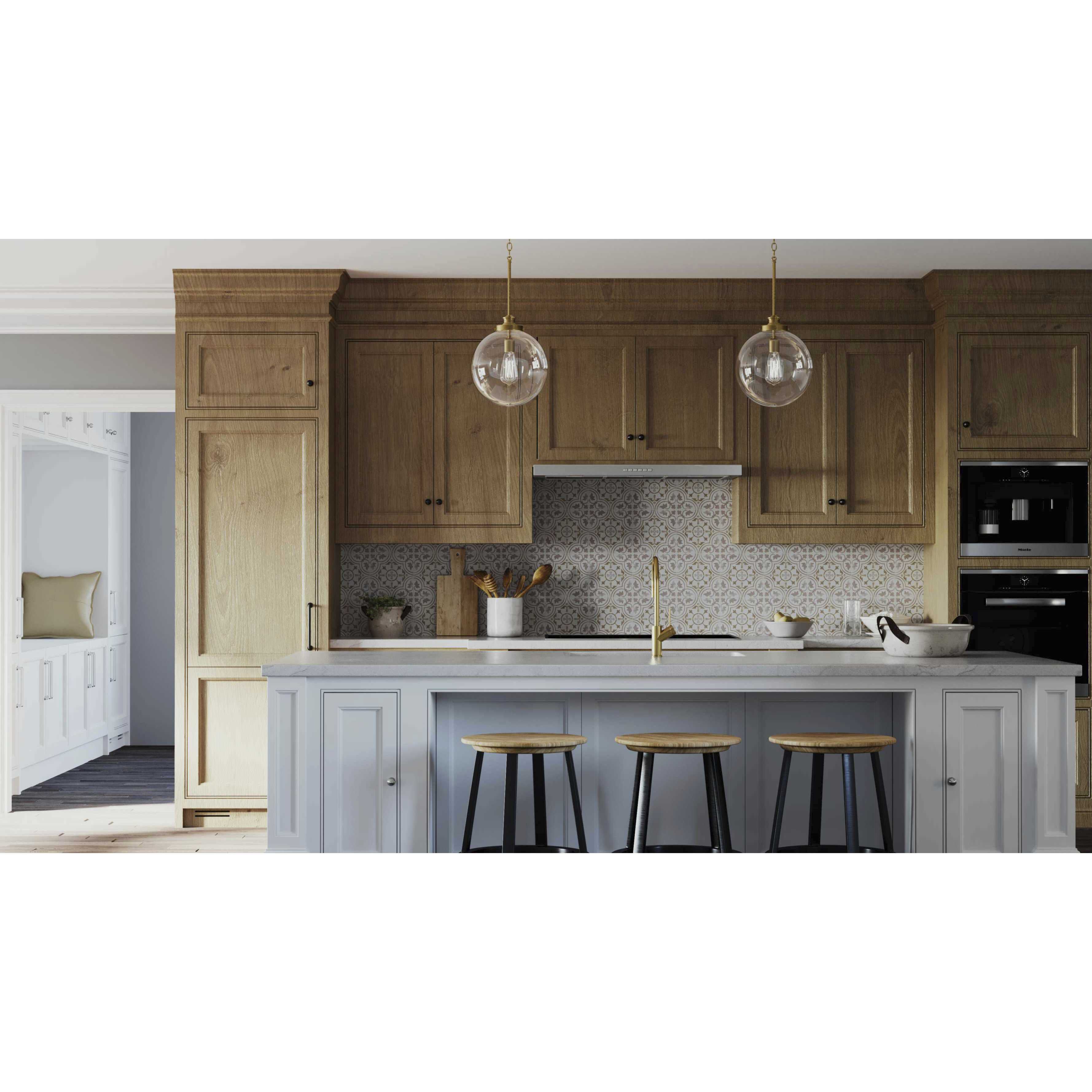 Penn 1 Light 12 inch Natural Brass Pendant Ceiling Light, Large