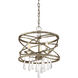 Trumbull 3 Light 16 inch Brittannia Gold Pendant Ceiling Light