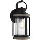 Parker 1 Light 17.5 inch Lodge Outdoor Wall Lantern