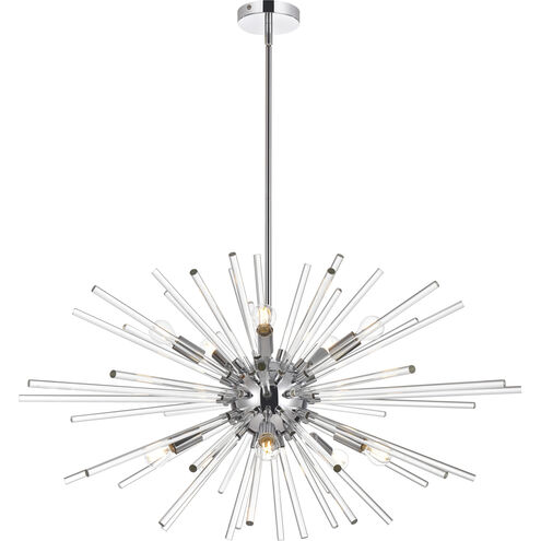 Sienna 10 Light 36 inch Chrome Pendant Ceiling Light