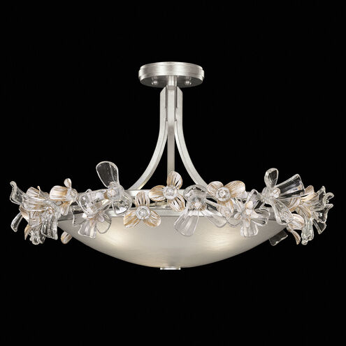 Azu LED 25.25 inch Silver Flush Mount Ceiling Light