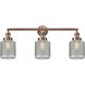 Franklin Restoration Stanton LED 32 inch Antique Copper Bath Vanity Light Wall Light, Franklin Restoration