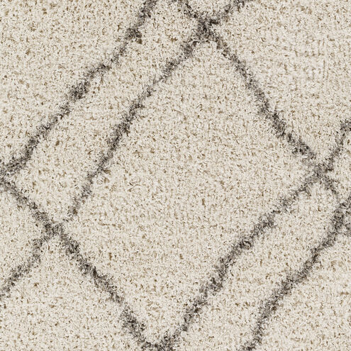 Capella Shag 84 X 63 inch Light Grey Rug, Rectangle