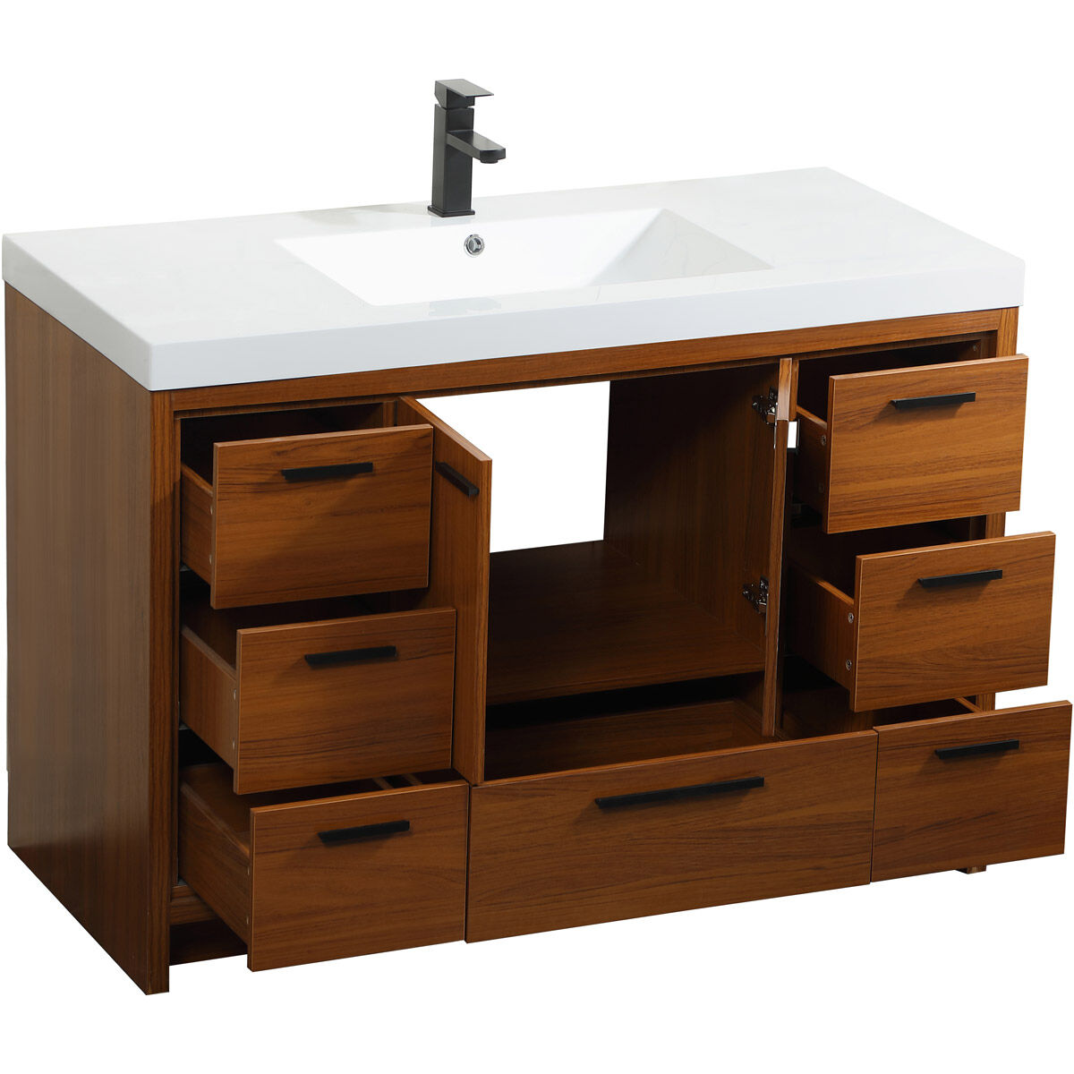 Wyatt 48 X 22 X 34 inch Teak Vanity Sink Set