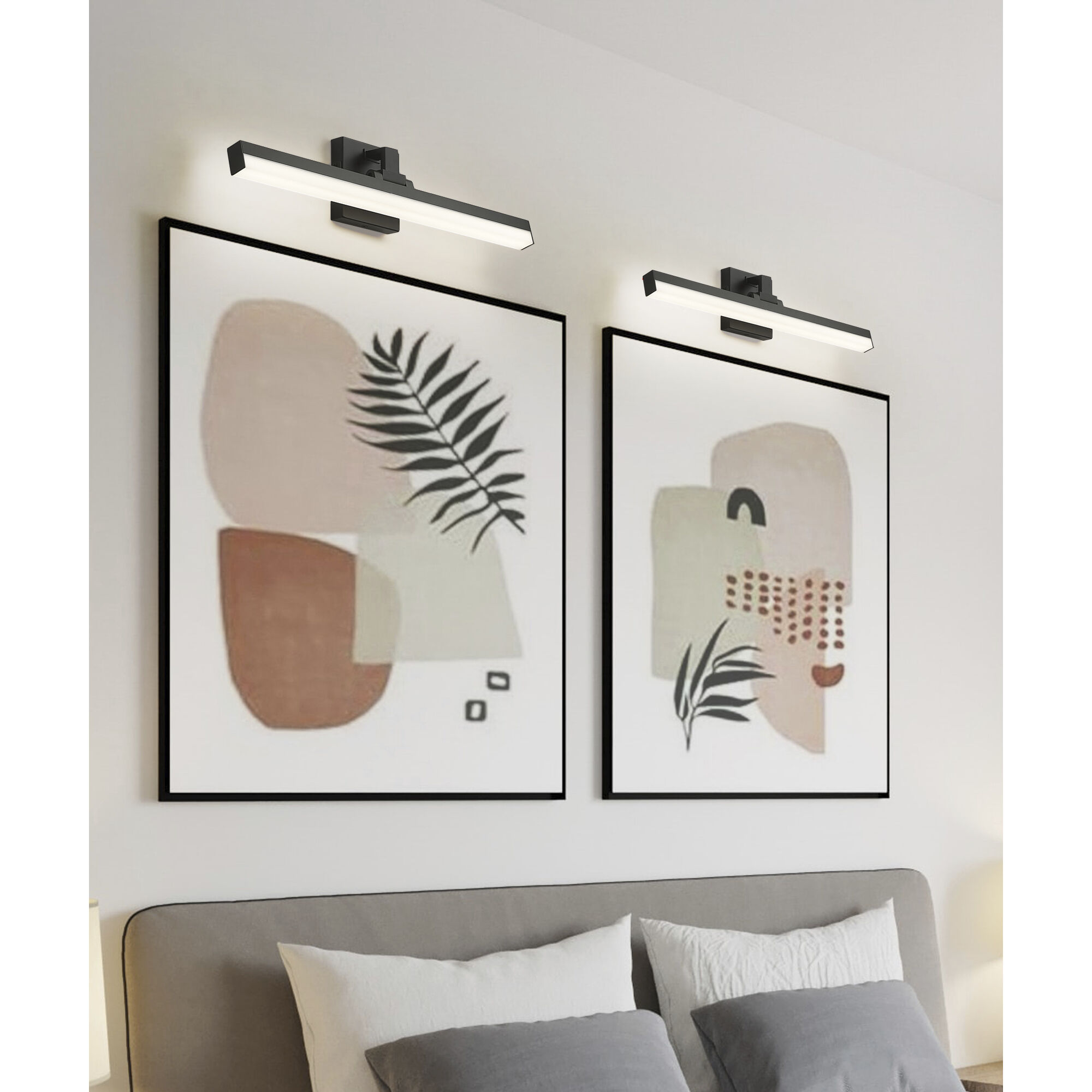 Liam LED 25 inch Matte Black Vanity Wall Light