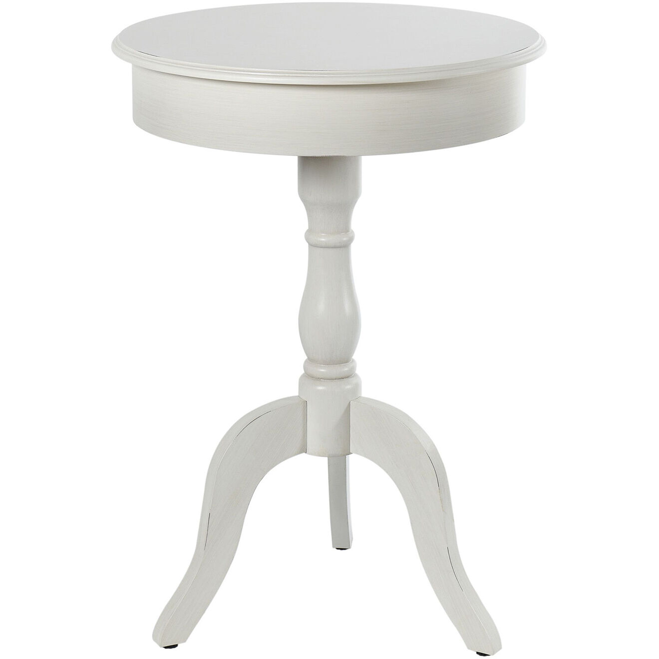 Luka 29.25 X 21.5 inch Antique White Side Table