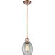 Ballston Eaton LED 6 inch Antique Copper Pendant Ceiling Light, Ballston