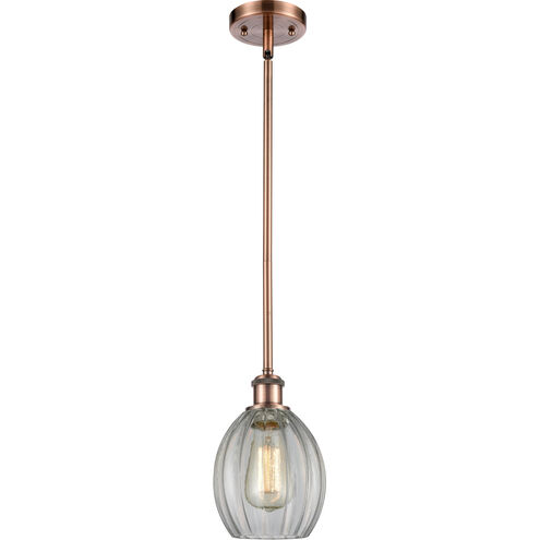 Ballston Eaton LED 6 inch Antique Copper Pendant Ceiling Light, Ballston