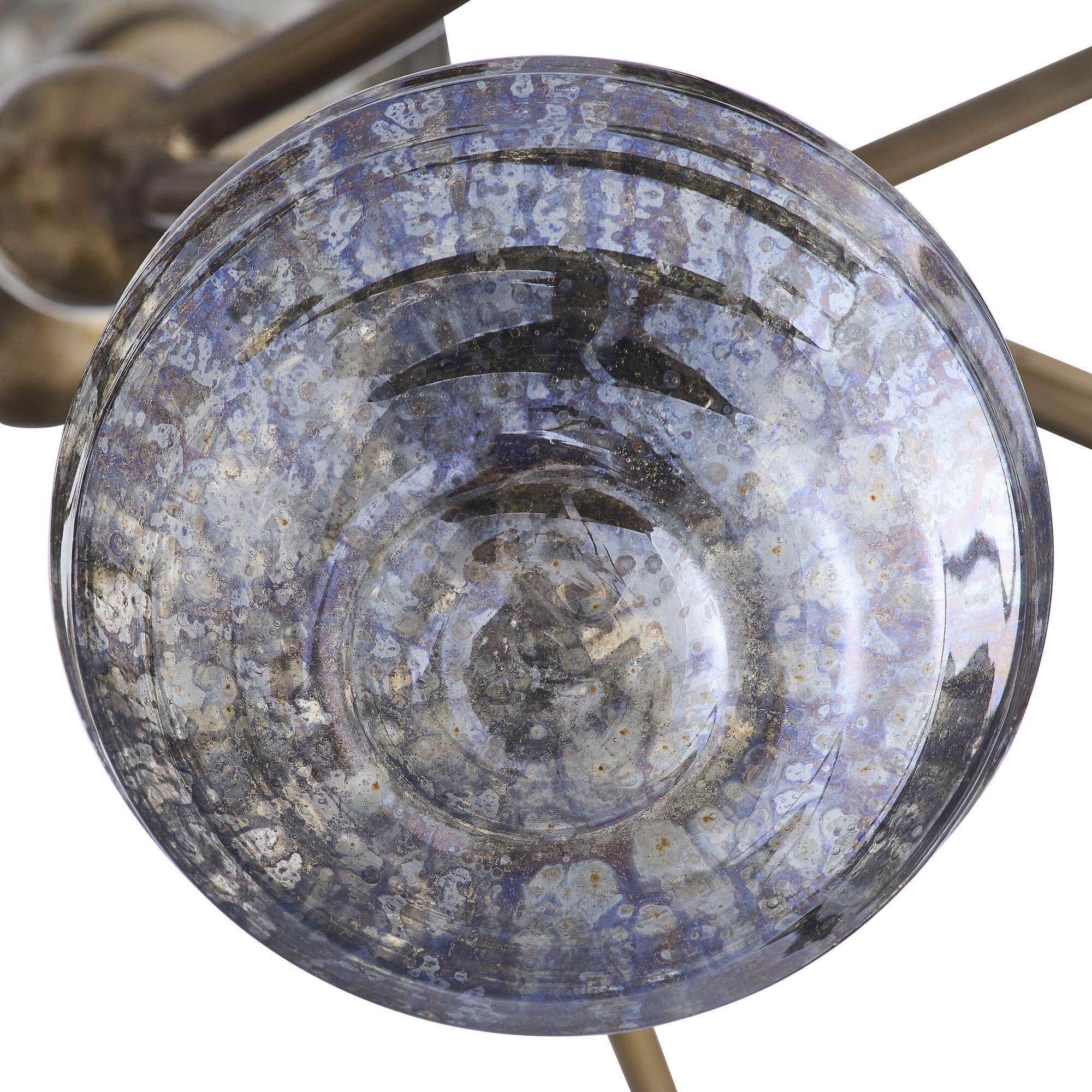 Merrick 12 Light 39 inch Vintage Brass Chandelier Ceiling Light