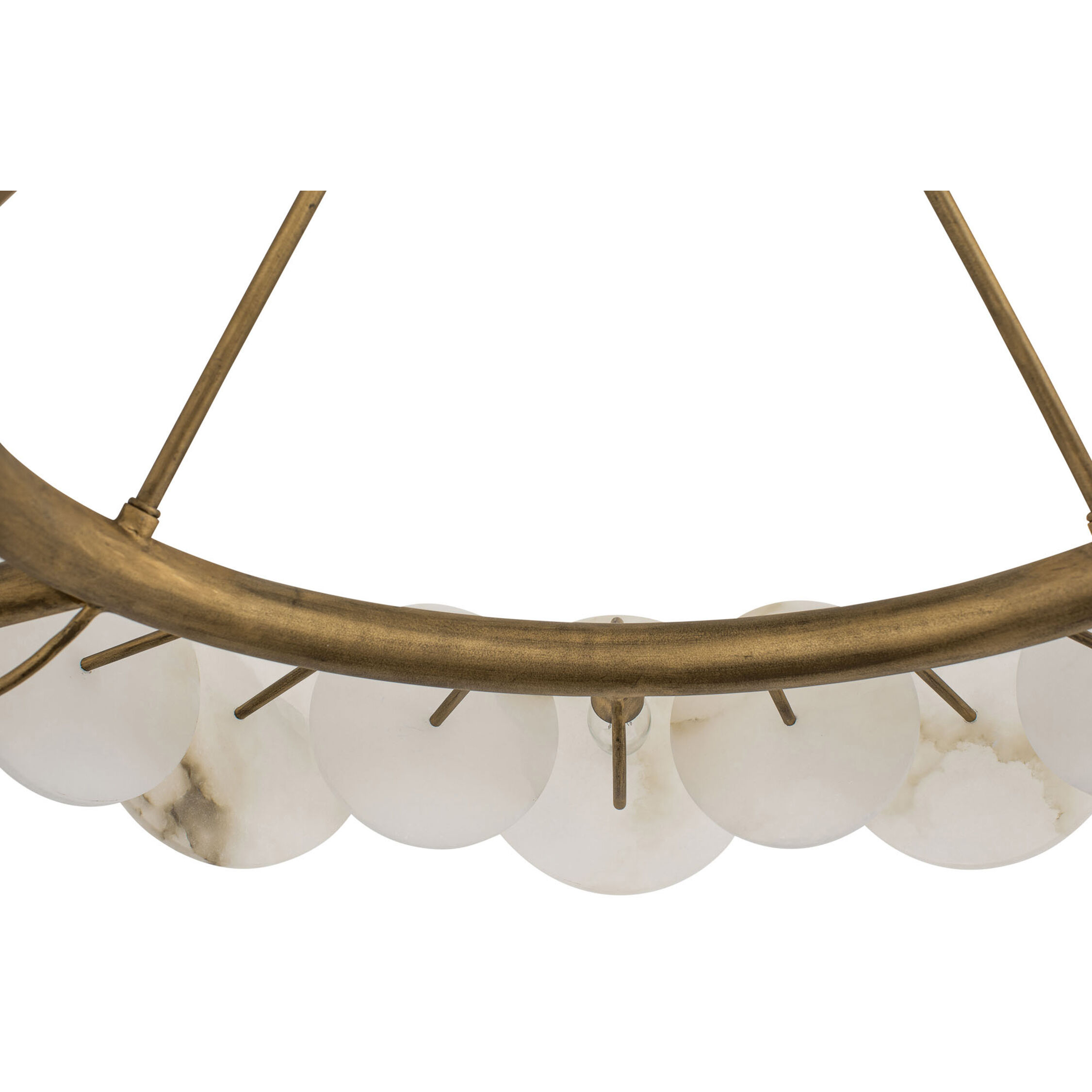 Cosmos 6 Light 30 inch Havana Gold Chandelier Ceiling Light, Smithsonian Collaboration