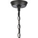 Tangent 3 Light 16 inch Matte Black Pendant Ceiling Light