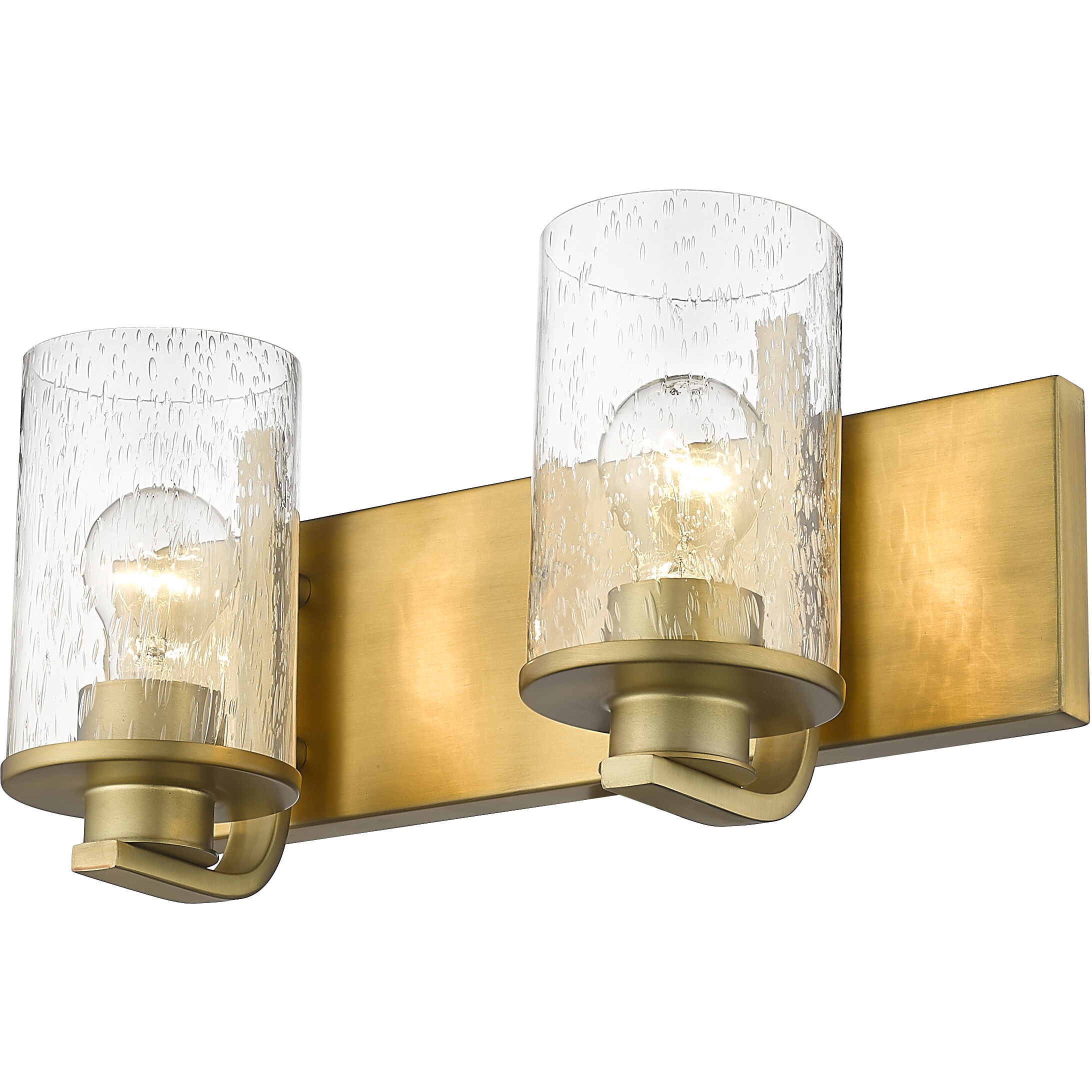 Beckett 2 Light 16 inch Olde Brass Vanity Wall Light