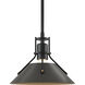 Henry 1 Light 9.2 inch Black and Dark Smoke Mini Pendant Ceiling Light in Black/Dark Smoke