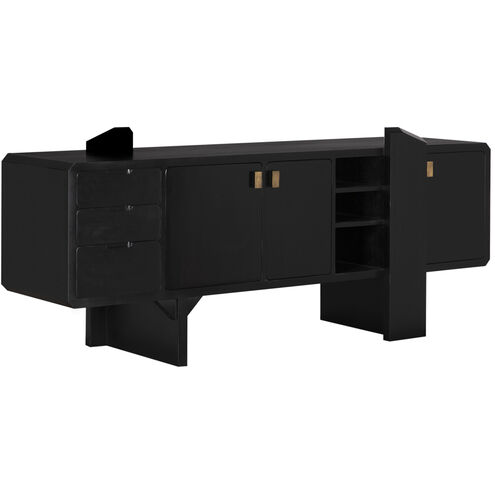 Dallas 78.5 X 21.5 inch Hand Rubbed Black Sideboard