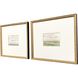 Paragon Green and Blue and Gray and Multi Framed Art