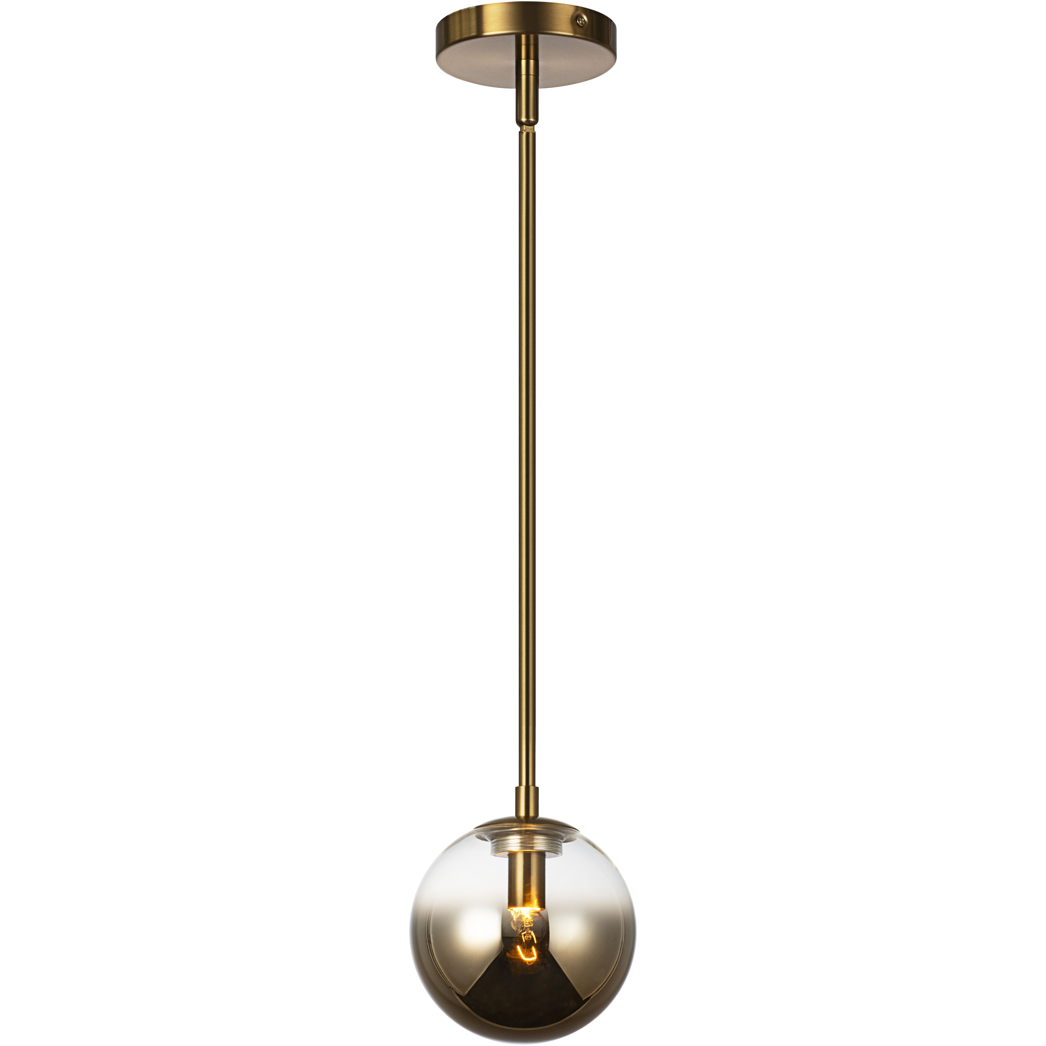 Averley 1 Light 5.88 inch Aged Gold Brass Pendant Ceiling Light