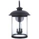 O'Fallon 3 Light 22 inch Dark Bronze Gilded Outdoor Wall Lantern