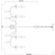 Toussant 6 Light 32 inch Modern Gold Chandelier Ceiling Light