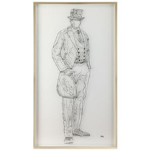 Tony Fey's Beau 64.5 X 37 inch Oils And Original Art, 3D