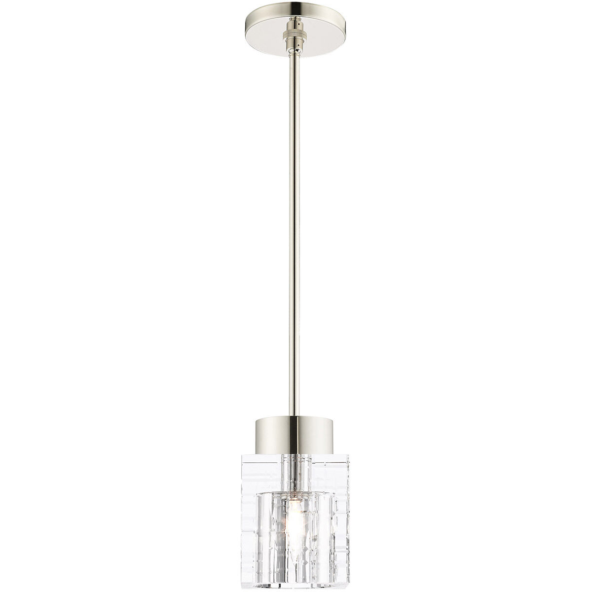 Rotterdam 1 Light 5 inch Polished Nickel Pendant Ceiling Light