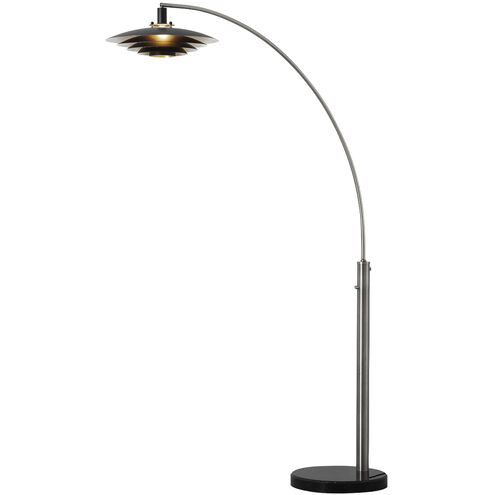 Rancho Mirage 87 inch 100.00 watt Satin Nickel Arc Floor Lamp Portable Light