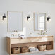 Hex LED 5.75 inch Black Wall Sconce Wall Light