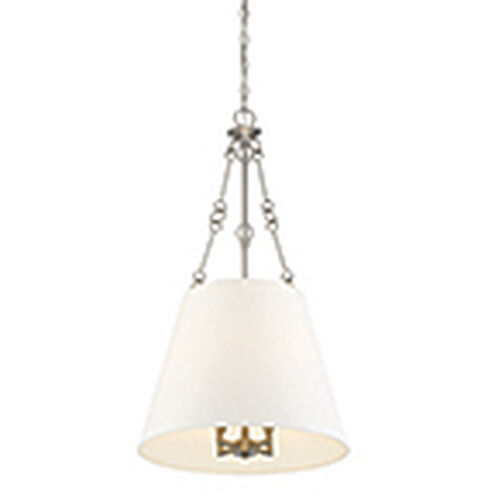 Austin 4 Light 18 inch Satin Nickel Pendant Ceiling Light, Essentials