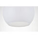 Baxter 1 Light 10 inch Chrome Flush Mount Ceiling Light