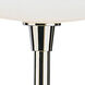 Rico Espinet Ovo 23 inch 150 watt Polished Nickel Table Lamp Portable Light